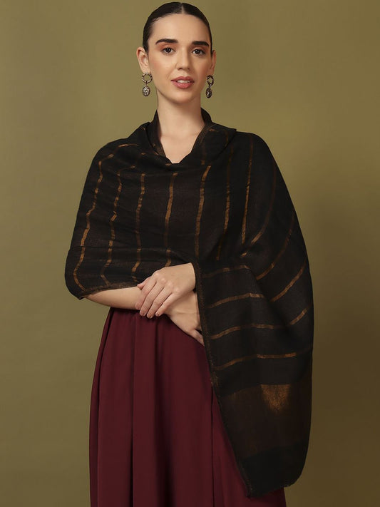 Dhiyona PA Striped Woven Design Shawl