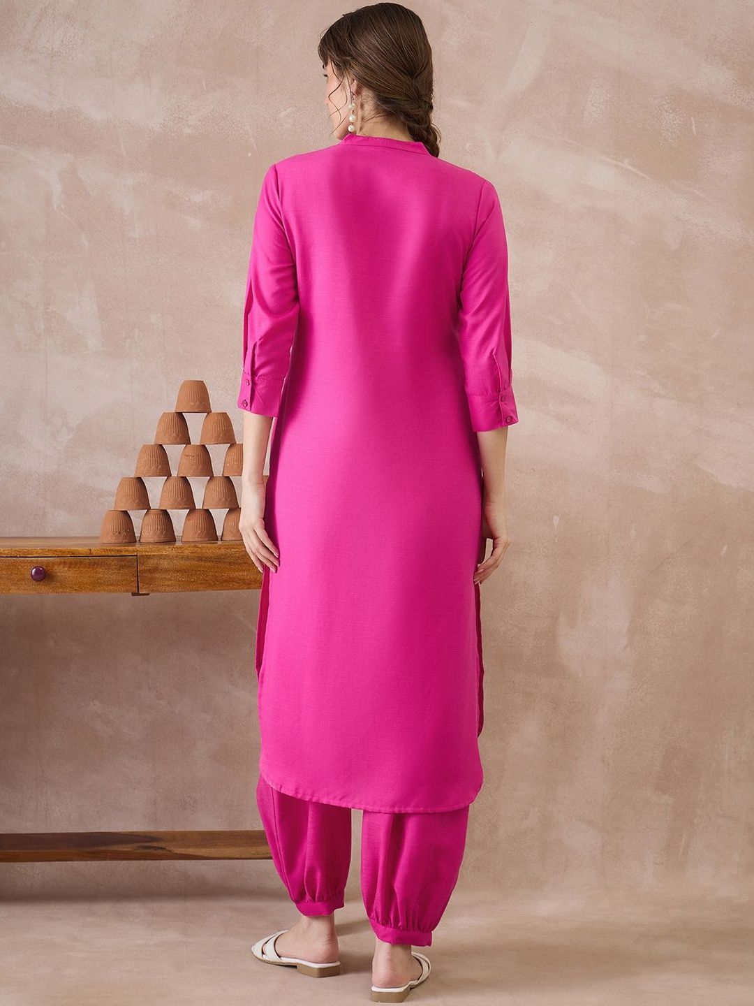 Women Regular Pure Cotton Kurta with Patiala