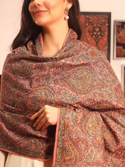 Dhiyona PA Paisley Embroidered Shawl