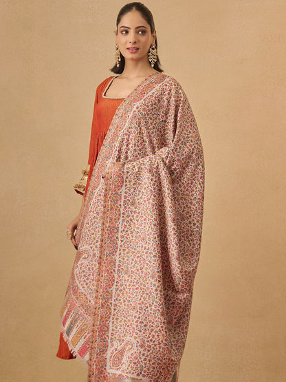 Dhiyona PA Floral Woven Design Mehak Kaani Shawl