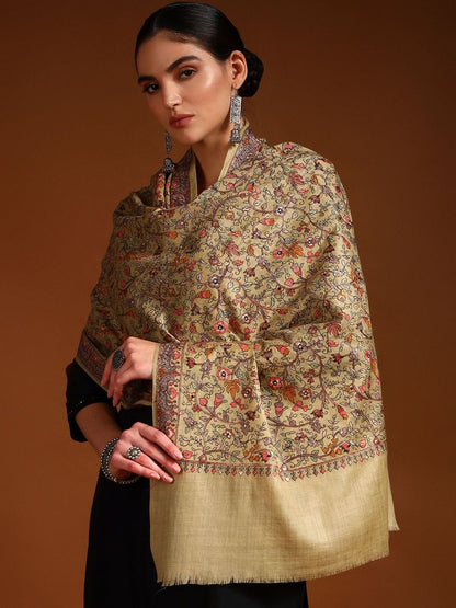 Dhiyona PA Women Floral Embroidered Shawl