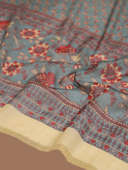 Dhiyona SO Women's Women Floral Printed Kurta With Trousers & With Dupatta