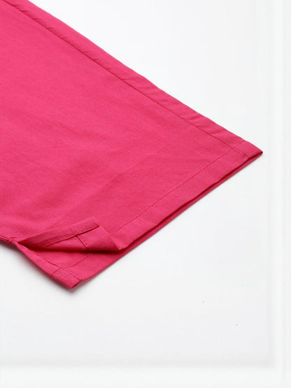 Ethnic Motifs Printed Regular Pure Cotton Kurta With Trouser