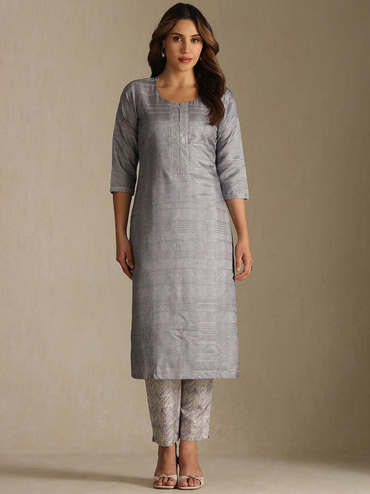 Dhiyona SO Women's Women Geometric Printed Kurta with Trouser