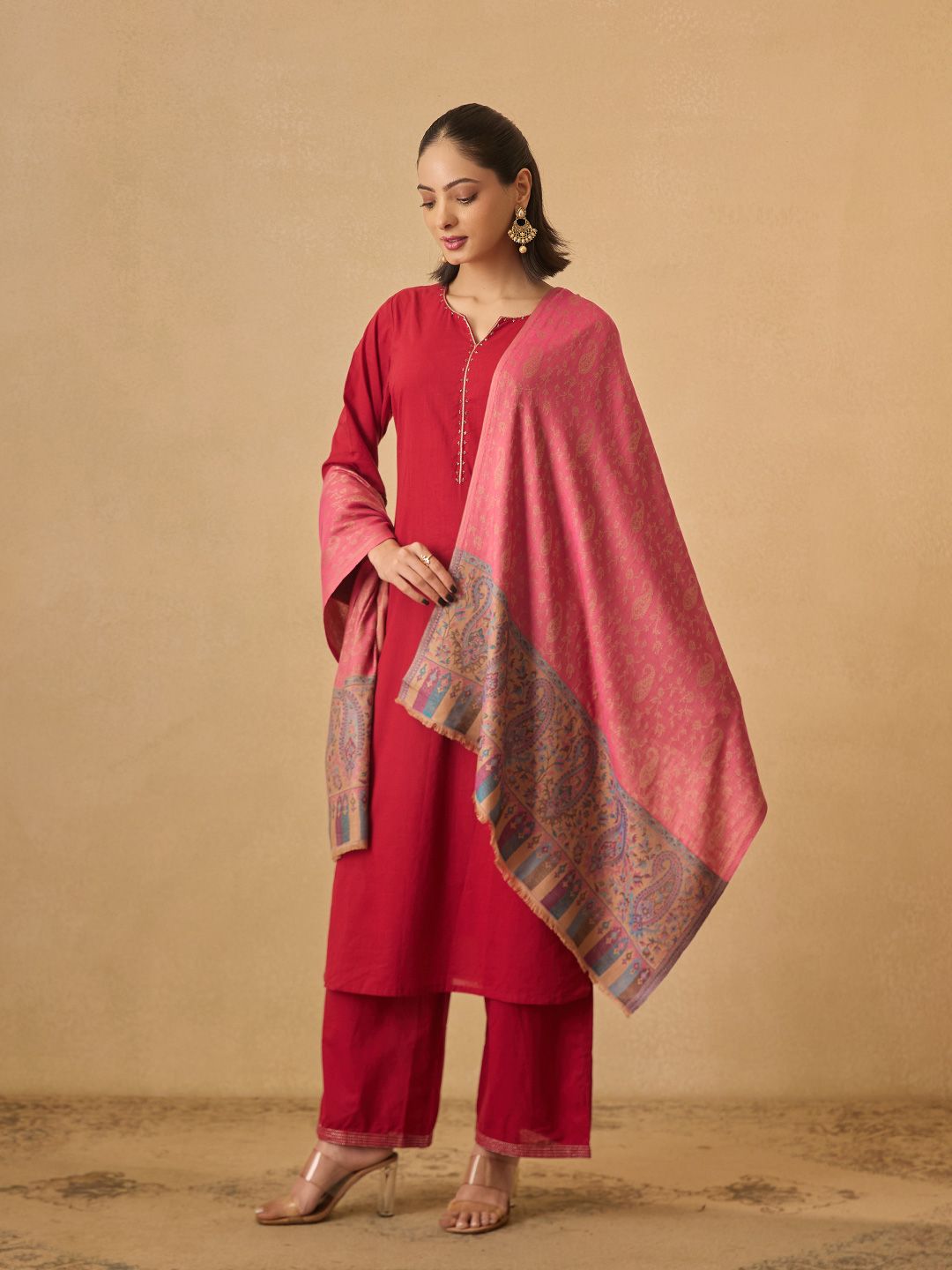 Dhiyona PA Paisley Woven Design Shawl