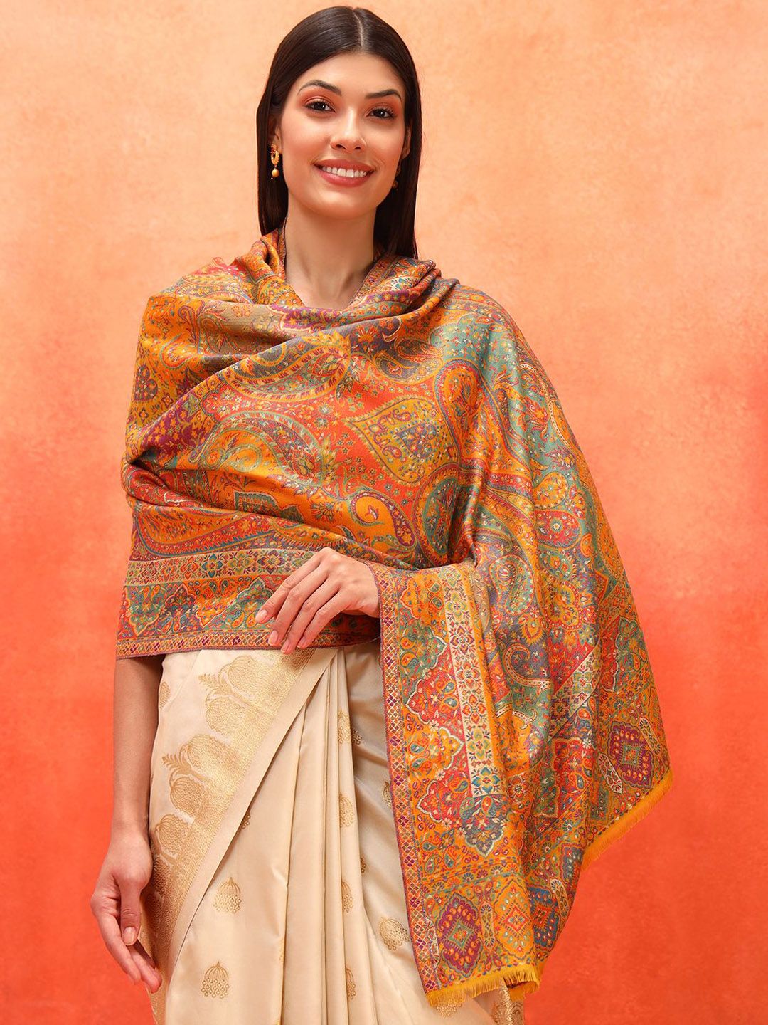 Dhiyona PA Paisley Woven Design Shawl