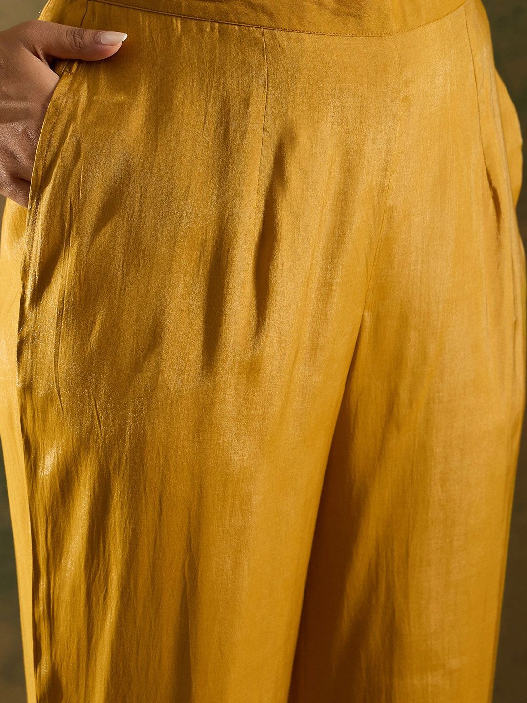 Floral Embroidered Kurta With Trousers & Dupatta