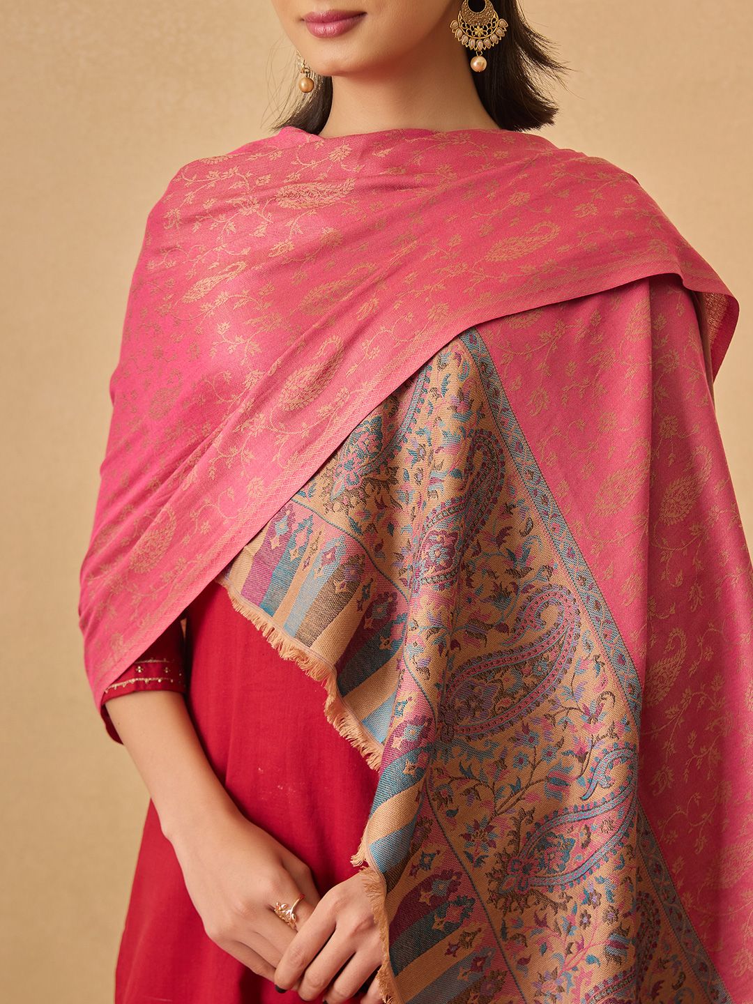 Dhiyona PA Paisley Woven Design Shawl