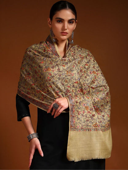 Dhiyona PA Women Floral Embroidered Shawl